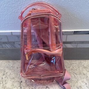 Beauty‎ Bio clear backpack Pink